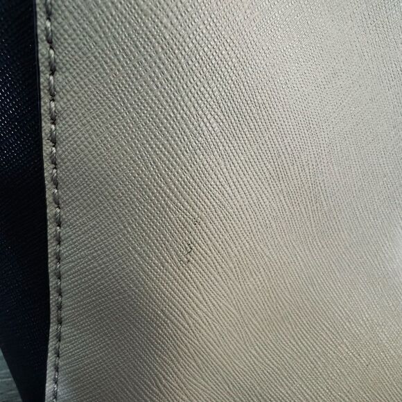 Kate Spade Black Pastel Color Block Leather Tote Shoulder Bag Purse - Picture 12 of 14